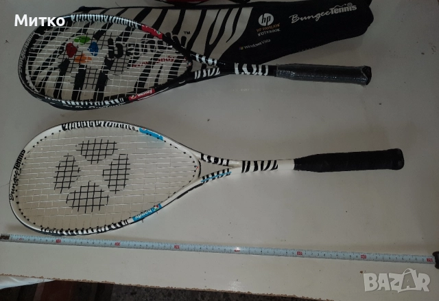 2 броя тенис ракети за Бънджи тенис с калъф и чантичка, снимка 6 - Тенис - 51682082