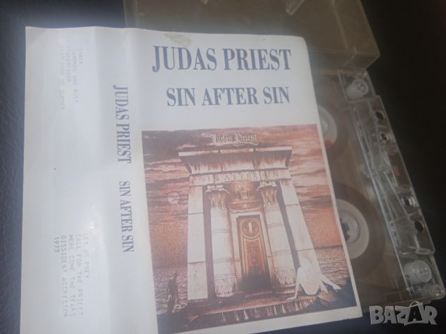 Judas Priest – Sin After Sin - аудио касета музика, снимка 2 - Аудио касети - 46577858