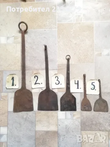 Огрибки,лопатки стара ръчна изработка от различни майстори-ковачи., снимка 3 - Антикварни и старинни предмети - 40220639