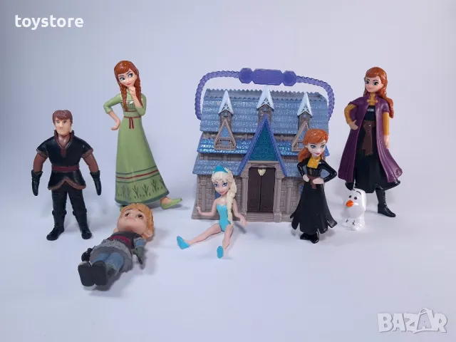 Лот Frozen Замръзналото кралство играчки фигурки, снимка 1 - Фигурки - 48563353