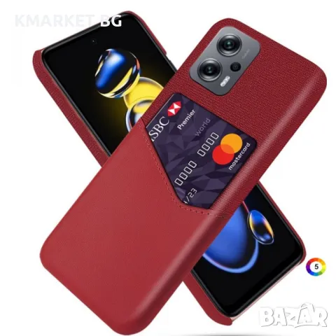 Xiaomi Redmi Note 11T Pro 5G/Note 11T Pro+ 5G/Poco X4 GT 5G Удароустойчив KSQ Card Holder Hybrid Clo, снимка 5 - Калъфи, кейсове - 48751454