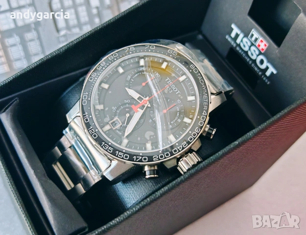  TISSOT SUPERSPORT CHRONO T125.617.11.051.00 ЧИСТО НОВ часовник кутия 100% оригинал , снимка 9 - Мъжки - 53707327