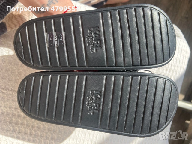 Дамски летни чехли Karl Lagerfeld, снимка 3 - Чехли - 54223884