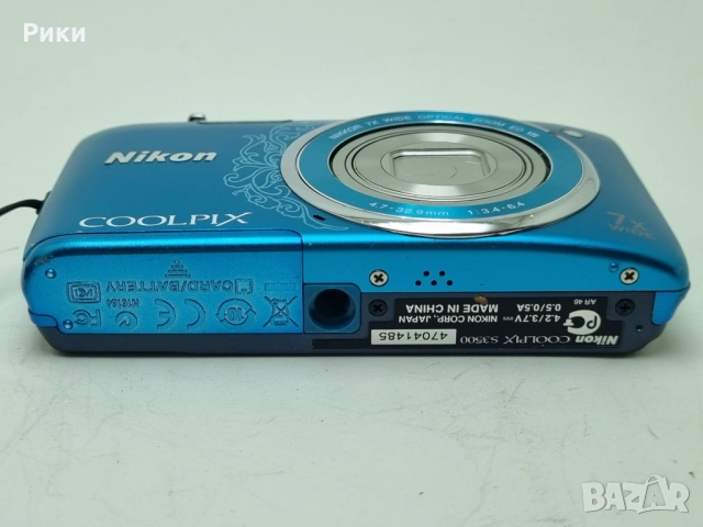 Nikon Coolpix S3500 Blue 20.1MP, снимка 14 - Фотоапарати - 53804763