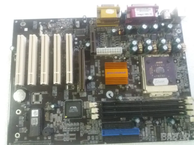 Платка ATX дъно EliteGroup с AMD soket A / 462 ретро компютър , снимка 1 - Дънни платки - 47683494