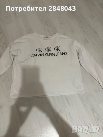 Оригинална тениска Calvin Klein, снимка 2 - Блузи с дълъг ръкав и пуловери - 45609173