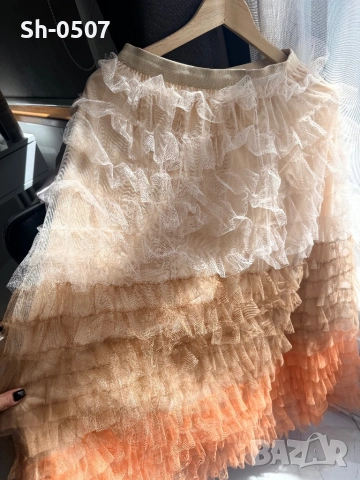 Дълга пола на воали, снимка 5 - Поли - 54244628