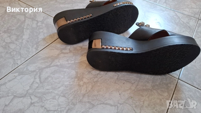 Дамски чехли с платформа! -15€, снимка 6 - Чехли - 54146520