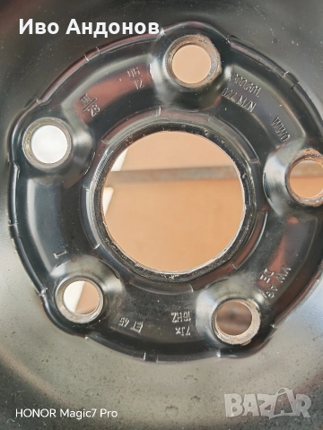 Джанти 5х112, 16" в комплект с тасове -оригинални, снимка 4 - Гуми и джанти - 52754615