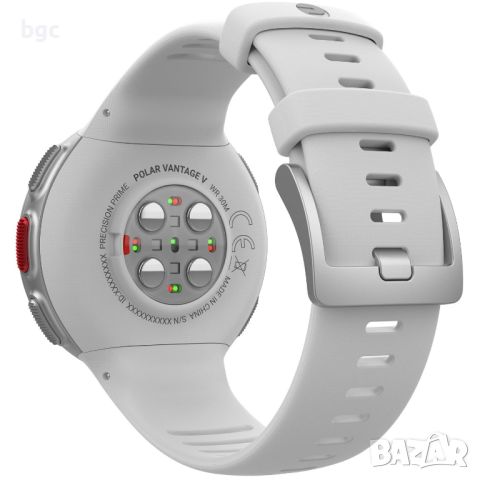 Висок Клас Смарт Часовник smartwatch Polar Vantage V HR, GPS, White 24 месеца гаранция, снимка 5 - Смарт часовници - 46602376