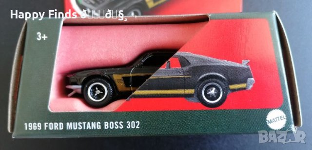 💕🧸Matchbox 1969 Ford Mustang Boss 302  Moving parts, снимка 1 - Колекции - 45505034