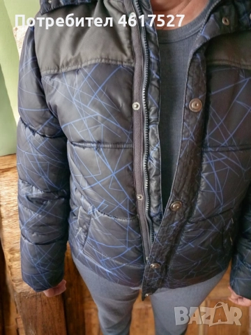 пухено яке Tom Tailor с качулка, снимка 4 - Якета - 52713384