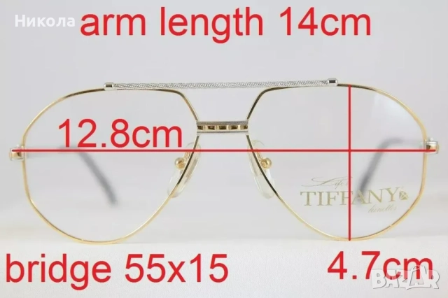 TIFFANY T335 C1 – авиаторски очила Tiffany Eyewear, снимка 5 - Слънчеви и диоптрични очила - 52348827