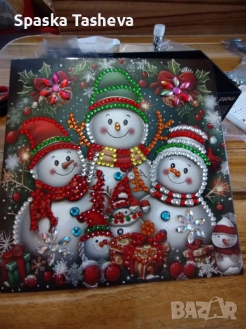 Диамантени коледни картички , снимка 17 - Други - 52764329