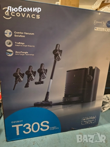 ECOVACS DEEBOT T30S Комбиниран робот прахосмукачка и моп, 11000Pa, технология , снимка 3 - Прахосмукачки - 52001506