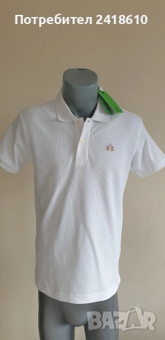 La Martina  Pique Cotton Slim Fit  Mens Size M НОВО! ОРИГИНАЛ! Мъжка Тениска!, снимка 4 - Тениски - 53450311