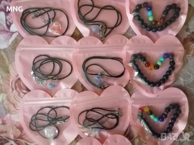 Колие сърце, снимка 3 - Колиета, медальони, синджири - 52304358