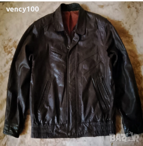 Мъжко яке от естествена кожа - размер XL