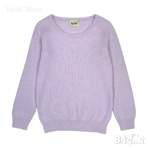 Дамска плетена блуза Acne Studios RY ANgora AW11 Purple Sweater, снимка 1 - Блузи с дълъг ръкав и пуловери - 48576371