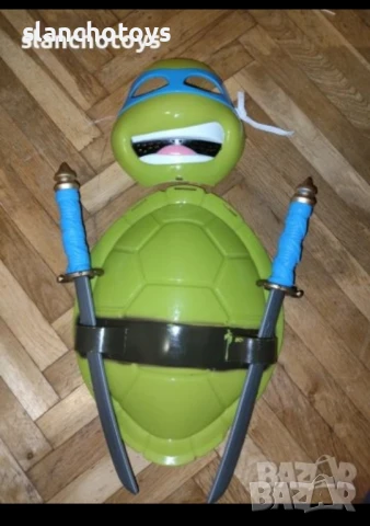 Комплект коруба с оръжия и маска на костенурка нинджа Рафаело, снимка 2 - Играчки за стая - 48071394