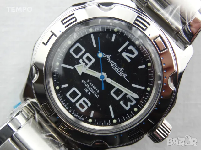 ВОСТОК АМФИБИЯ АВТОМАТИЧЕН ref: 100819, снимка 7 - Мъжки - 47468574