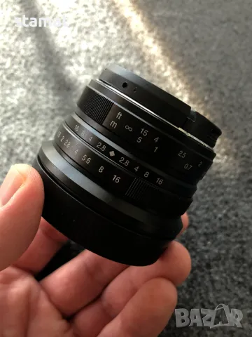 7artisans 25mm f/1.8 за EF-M байонет, снимка 1 - Обективи и филтри - 48036504