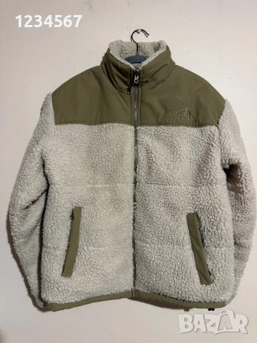 The North Face Men's Reversible Sherpa Lined Full Zip Jacket.
