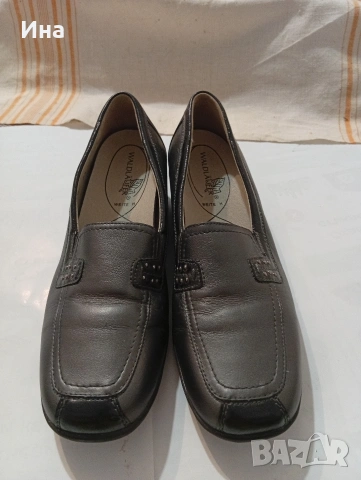 Отлични сиви обувки немска марка WALDLAUFER естеств.кожа н.5.5, снимка 2 - Дамски ежедневни обувки - 53714177