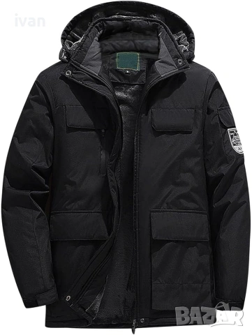 Мъжко зимно яке. водоустойчиво с термо подплата размер М, снимка 2 - Якета - 53276422