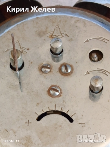 Стар механичен будилник WHITE DOVE MADE IN CHINA рядък за КОЛЕКЦИОНЕРИ 44038, снимка 7 - Антикварни и старинни предмети - 51952630