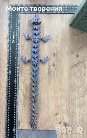 Артикулиран Дракон – Многоцветен / Златен – 3D принт, снимка 4 - Фигурки - 54116010