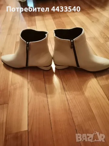 Дамски кожени боти, снимка 4 - Дамски боти - 49743219