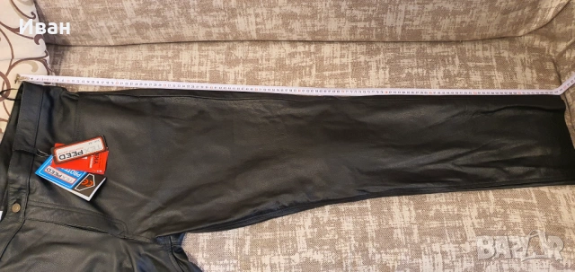 Кожен мото панталон, снимка 5 - Панталони - 54063134