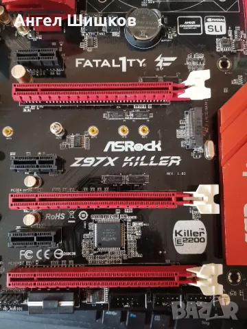 Дънна платка Z97 ASRock Fatal1ty Z97 Killer Socket 1150, снимка 3 - Дънни платки - 46798104