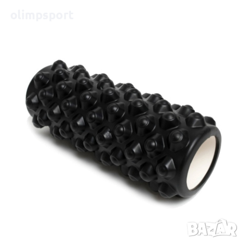 Фоумролер (Foam roller) с релефна повърхност за дълбок масаж. , снимка 4 - Йога - 45007197