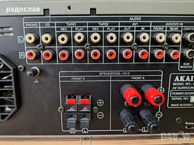 Akai  AA-V1200, снимка 8 - Ресийвъри, усилватели, смесителни пултове - 53632565