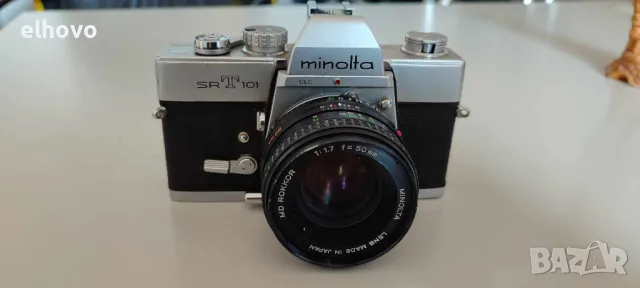 Фотоапарат Minolta SR T 101, снимка 7 - Фотоапарати - 49205331