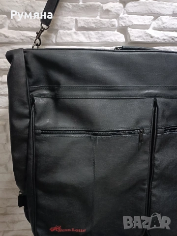 Кожен,голям калъф за дрехи., снимка 2 - Куфари - 53774180