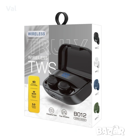 Безжични Bluetooth слушалки със зареждащ се калъф в 4 различни варианта EP24, снимка 4 - Безжични слушалки - 53014497