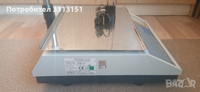 Електронен кантар везна 30кг. български по БДС и НАП Elicom EVL, снимка 4 - Везни - 54174363