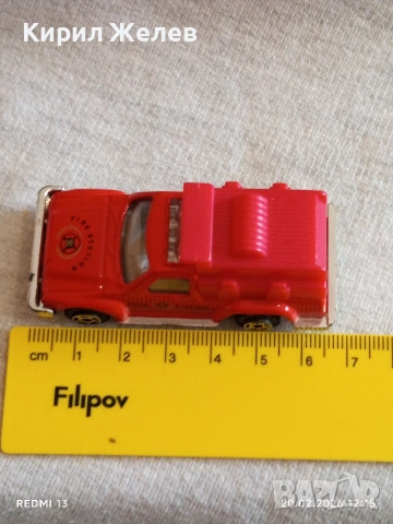 Метална количка ПОЖАРНА много красива перфектно състояние за КОЛЕКЦИОНЕРИ 31135, снимка 6 - Колекции - 53559397