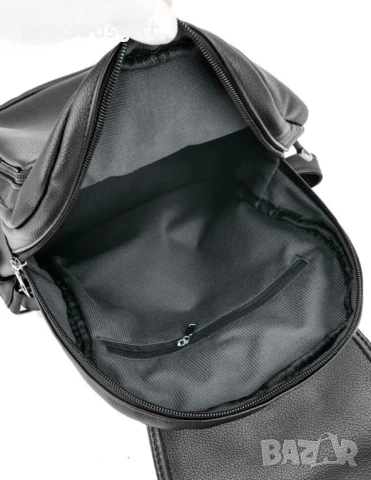 Дамска черна раница, снимка 4 - Раници - 51267588