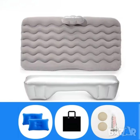 Надуваем матрак за къмпинг PA1176 – 80x135 см, компактен и удобен, снимка 4 - Други стоки за дома - 51538878