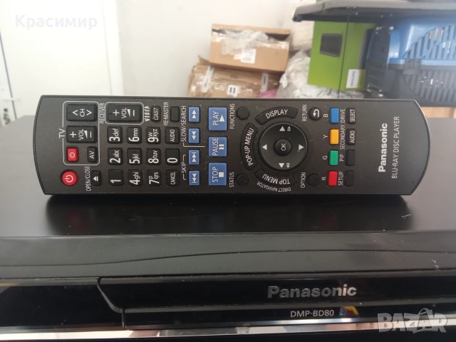 Panasonic BD80 Blu-ray player, снимка 8 - Плейъри, домашно кино, прожектори - 52350547