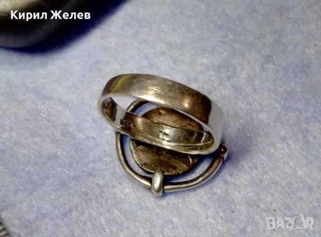ФЕШЪН АРТ ДИЗАЙН СРЕБЪРЕН ПРЪСТЕН РОДИРАНО СРЕБРО 925 АЖУРНА БИЖУТЕРСКА ИЗРАБОТКА 43791, снимка 9 - Пръстени - 50136209