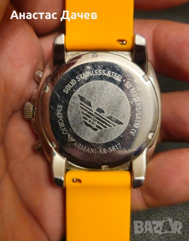 EMPORIO ARMANI AR-5817 CHRONOGRAPH , снимка 2 - Мъжки - 54261120