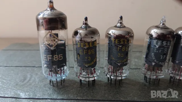 Нови радиолампи EF85, EF86, PCC88. Използвани радиолампи EF86. , снимка 2 - Ресийвъри, усилватели, смесителни пултове - 47237414