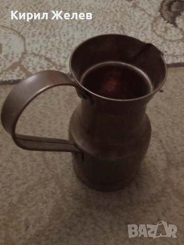 Антична медна кана 54268, снимка 8 - Антикварни и старинни предмети - 53637614