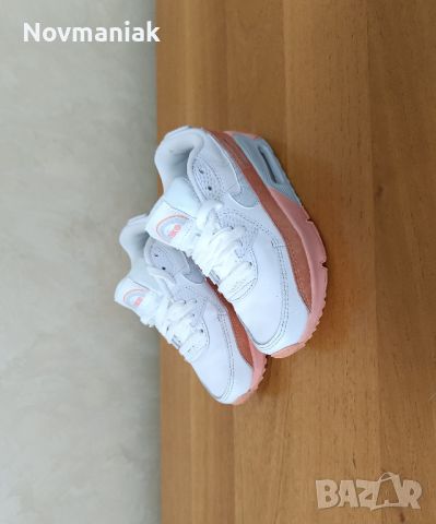 Nike Air Max 90 Leather-Като Нови, снимка 16 - Детски маратонки - 46156191