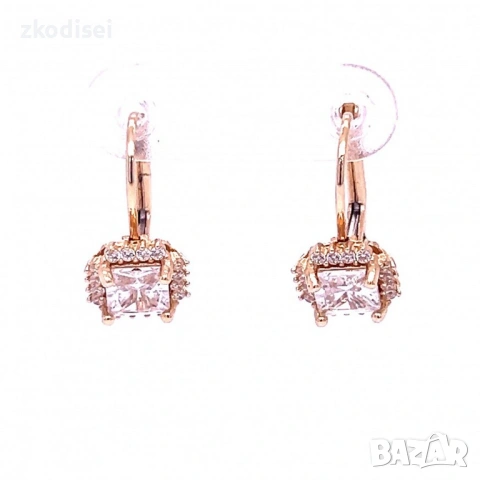 Златни обеци 2,59гр. 14кр. проба:585 модел:37710-6, снимка 2 - Обеци - 53882982